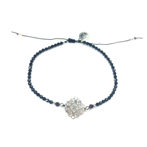 Bransoletka Naturalność spinele z łącznikiem 