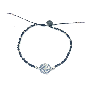 Bransoletka Naturalność spinele z łącznikiem  II