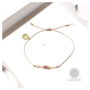 Bransoletka Naturalność opale złota II