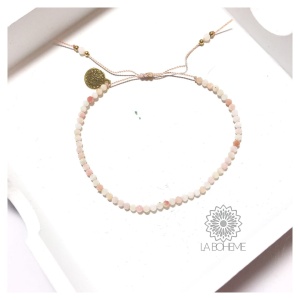 Bransoletka Naturalność opale pozłacana I